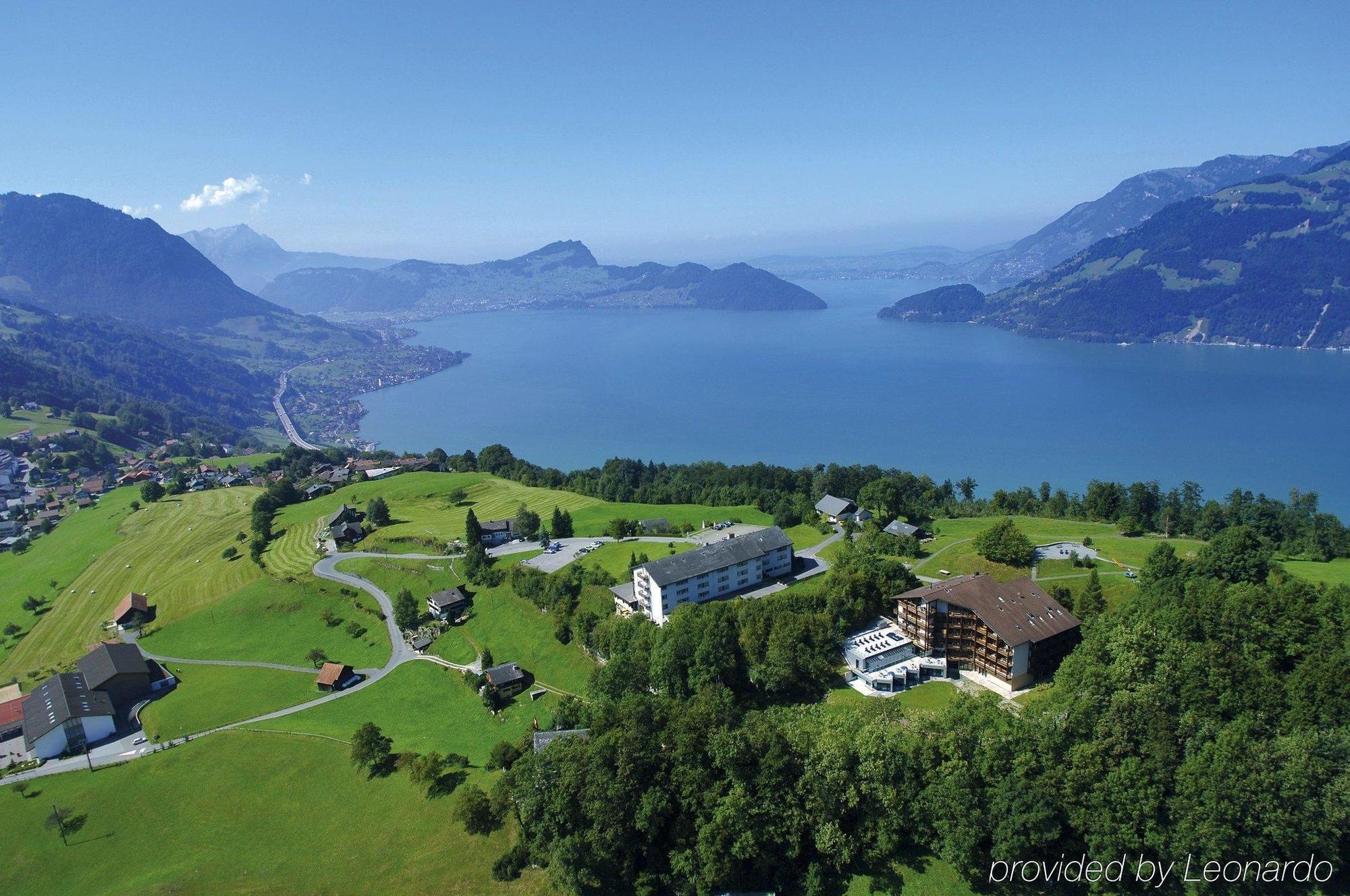 Seeblick Hohenhotel Emmetten Extérieur photo