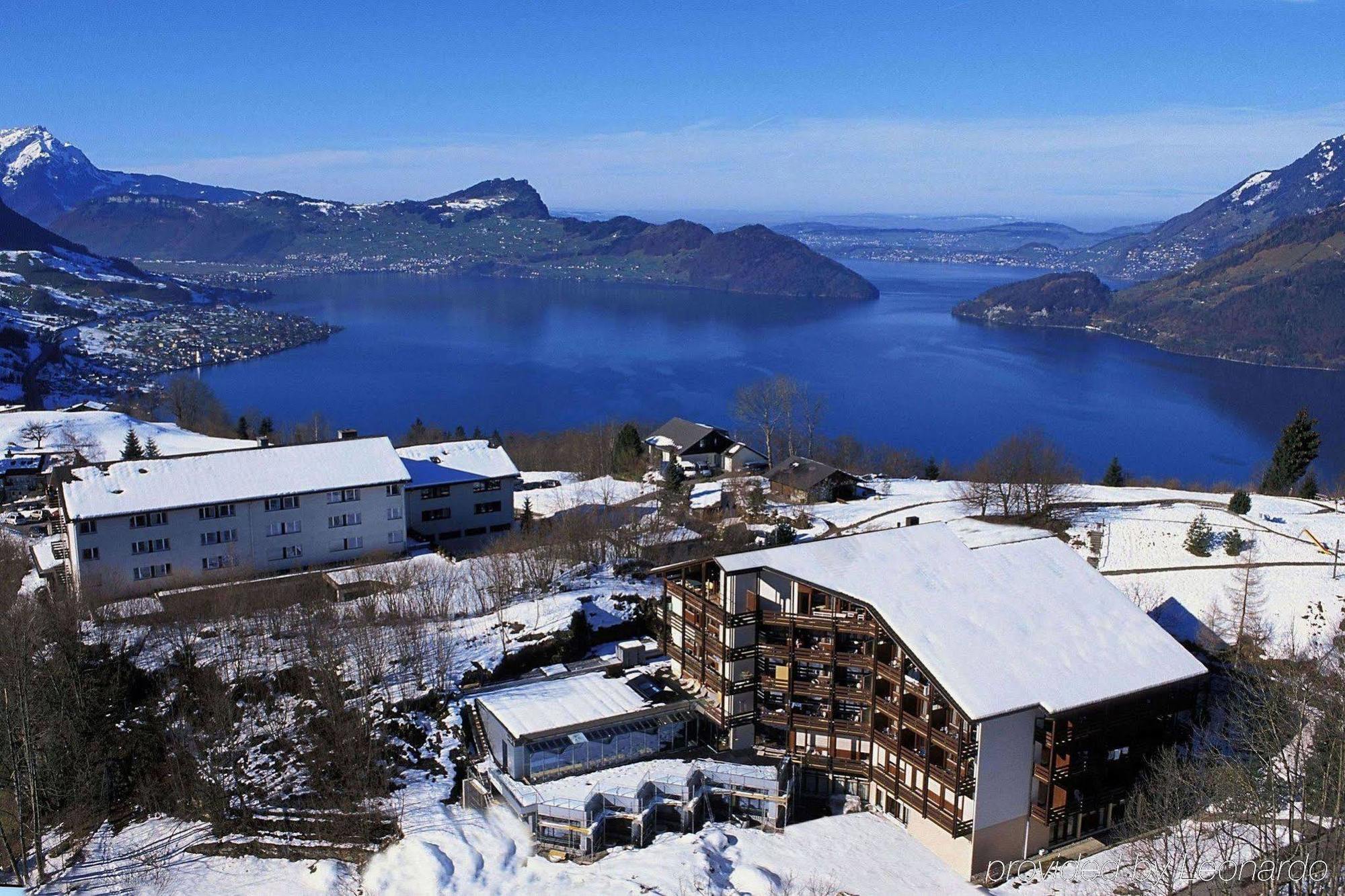 Seeblick Hohenhotel Emmetten Extérieur photo