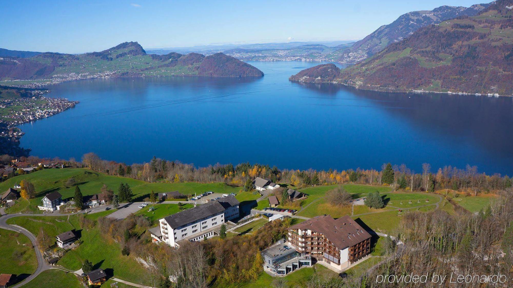 Seeblick Hohenhotel Emmetten Extérieur photo